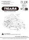 Herbes et entretien - Tondeuse autoportée diesel - Tondeuse autoportée RIDER TG 13/74 HLM