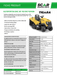 Herbes et entretien - Tondeuse autoportée essence - Tondeuse autoportée à éjection arrière TG 190/102 HSBI