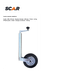 Accessoires attelage et remorque - Accessoires remorque routière - Roue jockey ⌀ 48