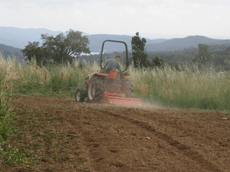 Terre - 3 points travail du sol - Fraise rotative déportable TANGO 125 C