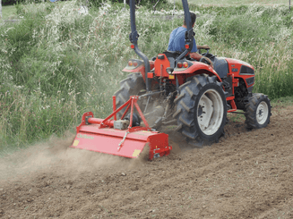 Terre - 3 points travail du sol - Fraise rotative déportable TANGO 125 C