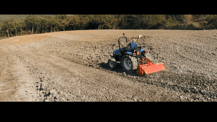 Terre - 3 points travail du sol - Fraise 3 points déportable 0,85 m