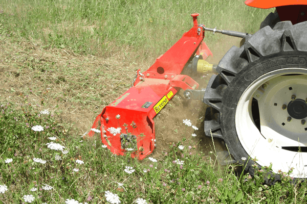 Terre - 3 points travail du sol - Fraise 3 points déportable 1,25 m