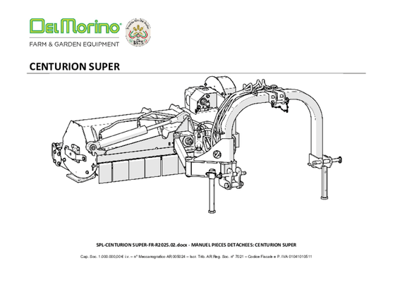 Terre - 3 points entretien - Broyeur à herbes déportable CENTURION SUPER