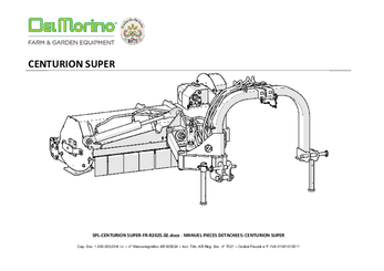 Terre - 3 points entretien - Broyeur à herbes déportable CENTURION SUPER