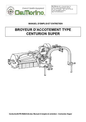 Terre - 3 points entretien - Broyeur à herbes déportable CENTURION SUPER