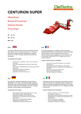 Terre - 3 points entretien - Broyeur à herbes déportable CENTURION SUPER