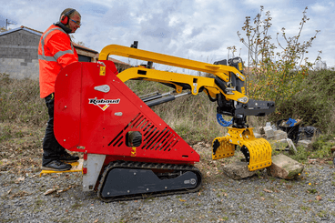 Transport - Porte outils, porte engins - Porte-outils sur chenilles ERKULE