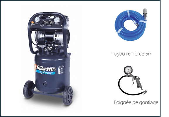 Compresseurs, outils pneumatiques - Compresseurs - Compresseur monophasé 40 L 8 Bar 2 cv