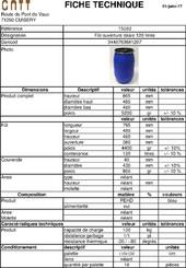 Equipement ferme, jardin - Contenants - Fût de macération 120 L