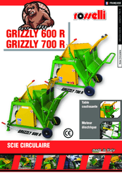 Petit matériel agricole - Scies Chevalet PDF - Scie circulaire à chevet GRIZZLY 600 mm