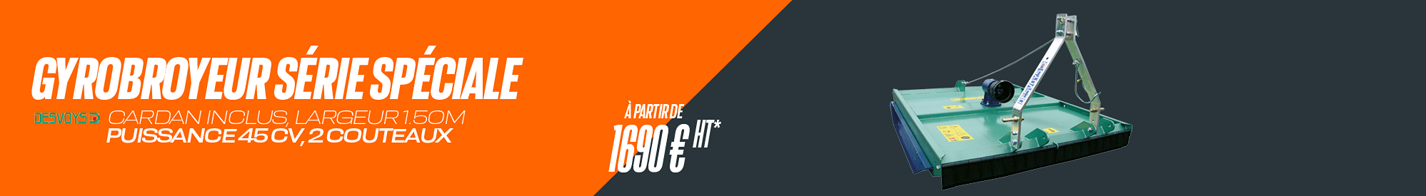 Gyrobroyeur série spé